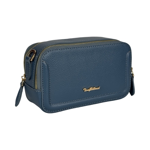 Сумка жіноча шкіряна Tony Bellucci 01002-215 блакитна