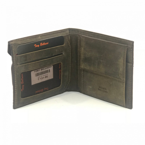 Гаманець чоловічий шкіряний Tony Bellucci T151-06 коричневий
