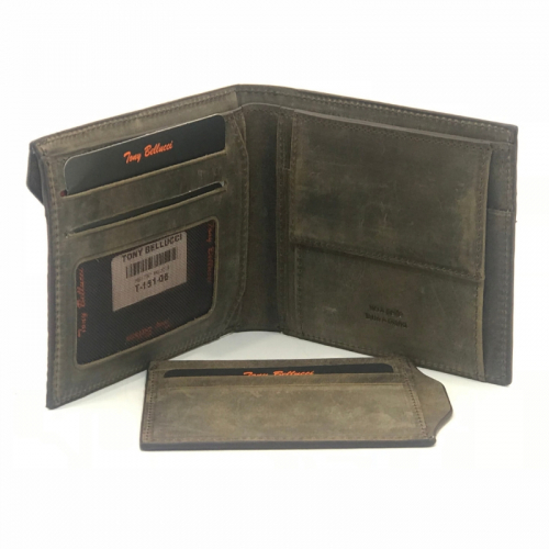 Гаманець чоловічий шкіряний Tony Bellucci T151-06 коричневий