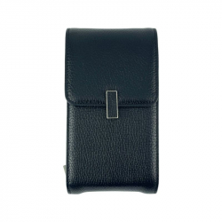 Сумка через плече жіноча шкіряна Eminsa 40241 37-1 чорна