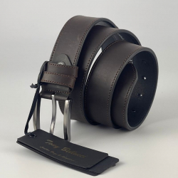 Ремень мужской кожаный Tony Bellucci 73001 115 см темно-коричневый