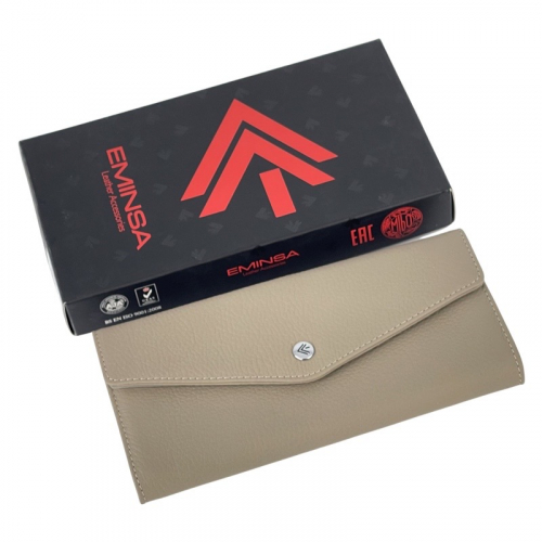 Кошелек женский кожаный Eminsa 2184 9-21 бежевый