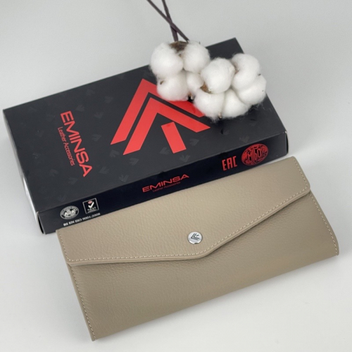 Кошелек женский кожаный Eminsa 2184 9-21 бежевый