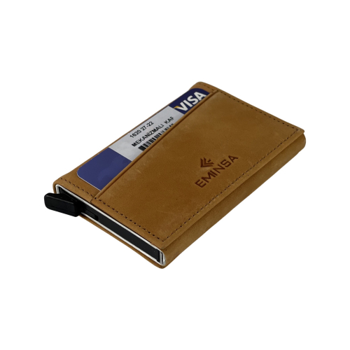 Візитниця-картхолдер шкіряна Eminsa 1620 27-22 помаранчева