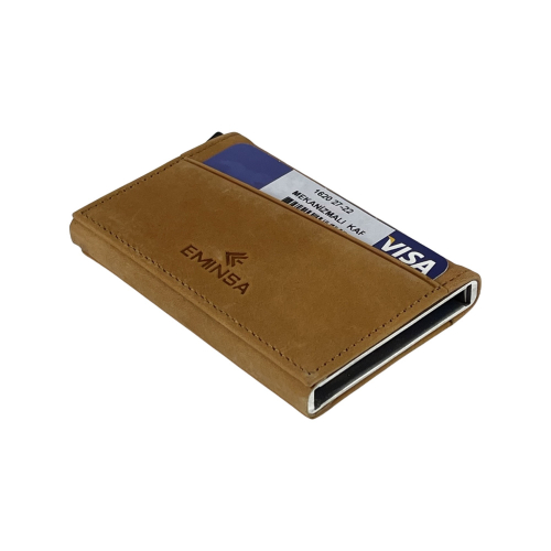 Візитниця-картхолдер шкіряна Eminsa 1620 27-22 помаранчева
