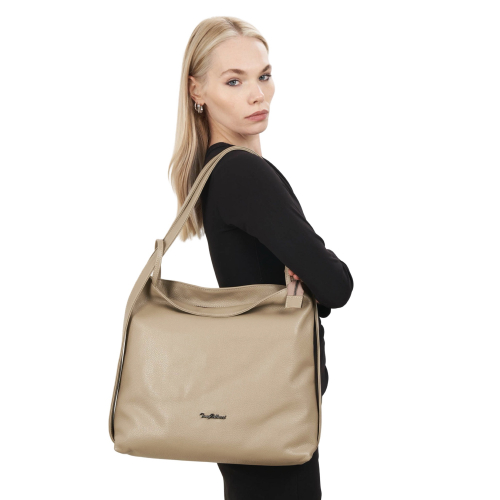 Сумка женская кожаная Tony Bellucci 0342-219 бежевая