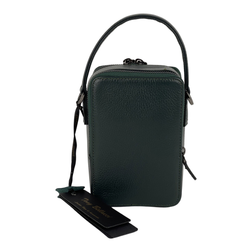 Сумка крос-боді жіноча шкіряна Tony Bellucci 0434-1005 темно-зелена