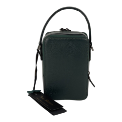 Сумка крос-боді жіноча шкіряна Tony Bellucci 0434-1005 темно-зелена