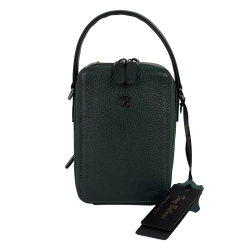 Сумка крос-боді жіноча шкіряна Tony Bellucci 0434-1005 темно-зелена