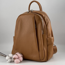 Рюкзак жіночий шкіряний Genuine Leather 543311 світло-коричневий