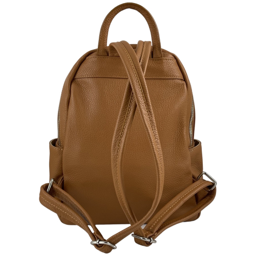 Рюкзак женский кожаный Genuine Leather 543311 светло-коричневый