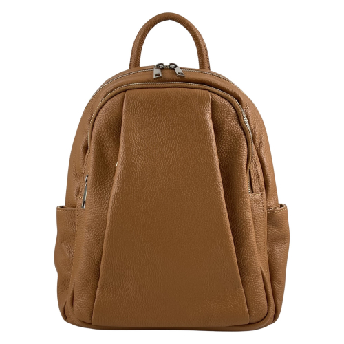 Рюкзак женский кожаный Genuine Leather 543311 светло-коричневый