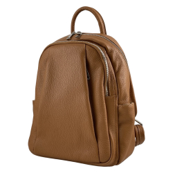 Рюкзак жіночий шкіряний Genuine Leather 543311 світло-коричневий