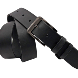 Ремінь чоловічий шкіряний Кремінь 06.40.00.29 135 см чорний