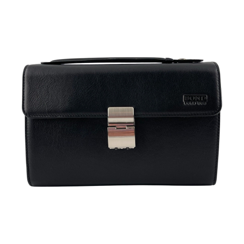 Сумка-барсетка чоловіча шкіряна Bond Non 888-1 чорна