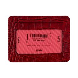 Гаманець картхолдер шкіряний Bond Non 132-958 червоний