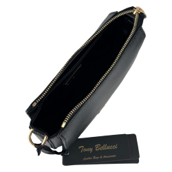 Сумка жіноча шкіряна Tony Bellucci 0856-281 чорна