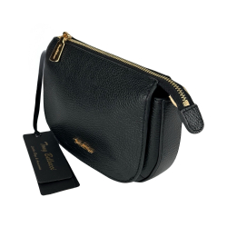 Сумка жіноча шкіряна Tony Bellucci 0856-281 чорна