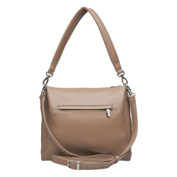 Сумка женская кожаная Vito Torelli 1001 4097/1075 бежевая с питоном