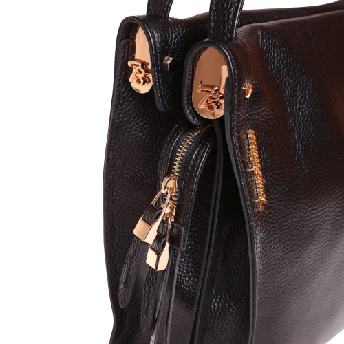 Сумка жіноча шкіряна Tony Bellucci 0319-281 чорна