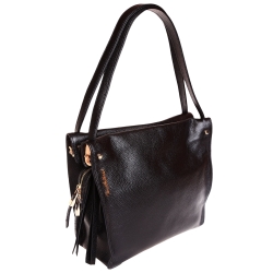 Сумка жіноча шкіряна Tony Bellucci 0319-281 чорна