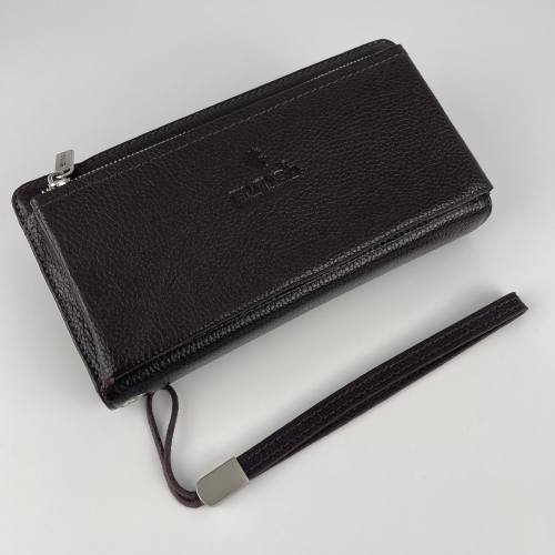 Клатч мужской кожаный Eminsa 5121 18-3 темно-коричневый