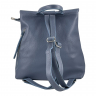 Рюкзак женский кожаный Genuine Leather 638301 голубой