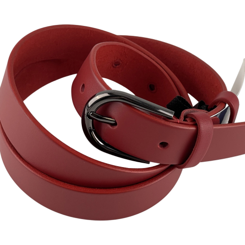 Ремень женский кожаный Кремень 05.30.00.95 130 см красный