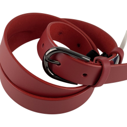 Ремень женский кожаный Кремень 05.30.00.95 130 см красный