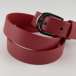 Ремень женский кожаный Кремень 05.30.00.95 130 см красный