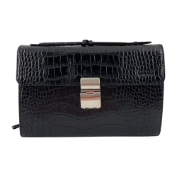 Сумка-барсетка чоловіча шкіряна Bond Non 888-356 чорна