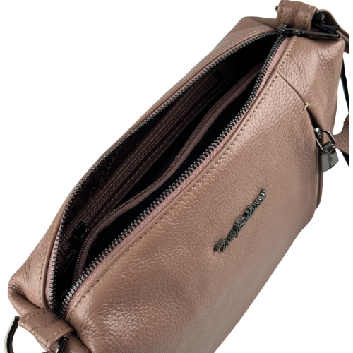 Сумка женская кожаная Tony Bellucci 0073-205 пудровая