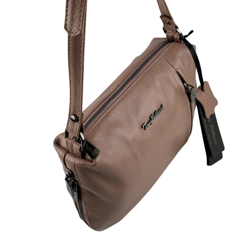 Сумка женская кожаная Tony Bellucci 0073-205 пудровая