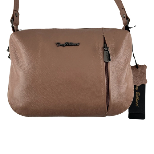 Сумка женская кожаная Tony Bellucci 0073-205 пудровая