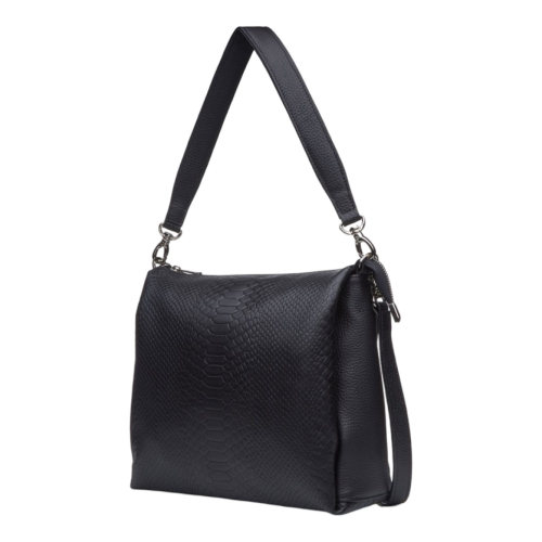 Сумка жіноча шкіряна Vito Torelli 1001 4071/1000 чорна з пітоном