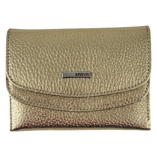 Кошелек женский кожаный Karya 2026-069 золотистый