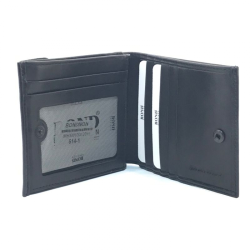 Кошелек мужской кожаный гладкий Bond 514