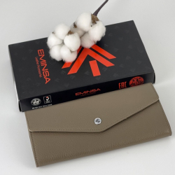 Кошелек женский кожаный Eminsa 2184 18-17 светло-коричневый