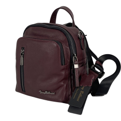 ​Рюкзак жіночий шкіряний Tony Bellucci 0420-1905 бордовий