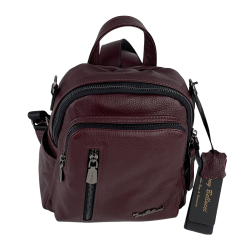 ​Рюкзак жіночий шкіряний Tony Bellucci 0420-1905 бордовий