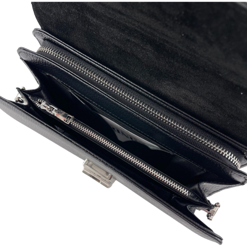 Сумка-барсетка чоловіча шкіряна Bond Non 888-902 чорна