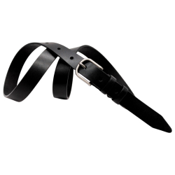 Ремень женский кожаный Кремень 05.25.00.84 черный 125 см