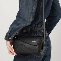 Сумка жіноча шкіряна Tony Bellucci 0868-281 чорна