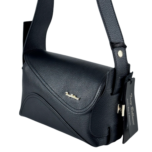 Сумка жіноча шкіряна Tony Bellucci 0868-281 чорна