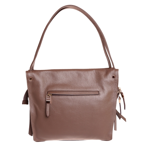 Сумка жіноча шкіряна Tony Bellucci 0319-213 світло-коричнева