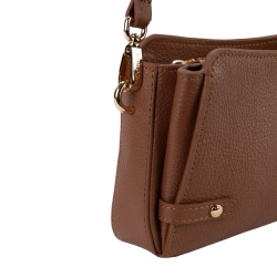 Сумка крос-боді жіноча шкіряна Enzo Nori EN1098-903 коричнева