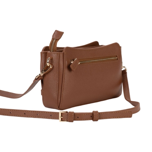 Сумка крос-боді жіноча шкіряна Enzo Nori EN1098-903 коричнева