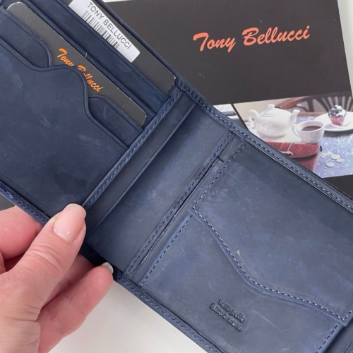 Гаманець чоловічий шкіряний Tony Bellucci T121-03 синій
