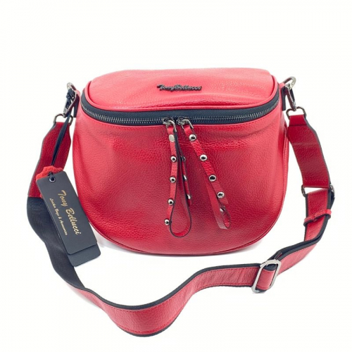 Сумка жіноча шкіряна Tony Bellucci 0258-282 червона