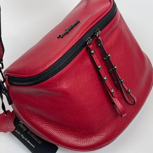 Сумка жіноча шкіряна Tony Bellucci 0258-282 червона